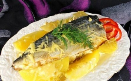 ЗАПЕЧЁННАЯ СКУМБРИЯ С СЫРОМтр