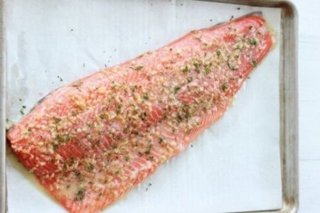 Запеченная рыба.