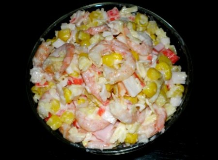 Салат "Креветочка"