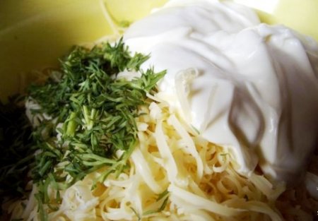 Салат "Гнездо глухаря"