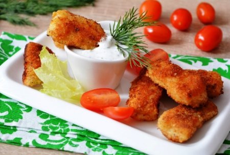 Рыбные палочки в хрустящей панировке