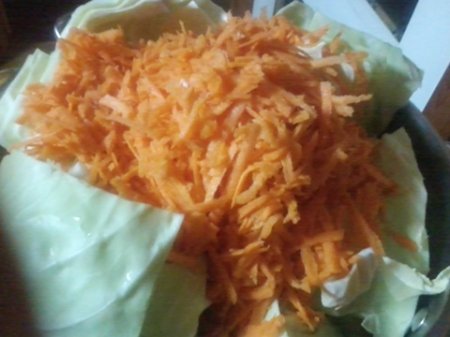 Капуста в горячем рассоле.