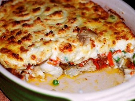 КАРТОФЕЛЬНАЯ ЗАПЕКАНКА С РЫБОЙ