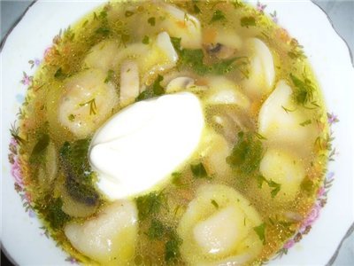 Рецепт супа с пельменями