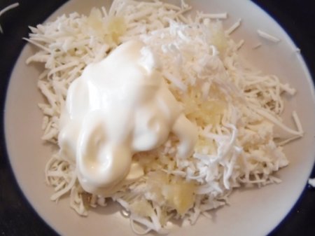 Баклажаны с сырной внутренностью