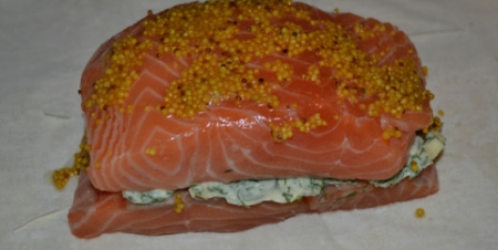 Сочная семга в хрустящем тесте фило