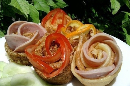 Блины "Розочки"