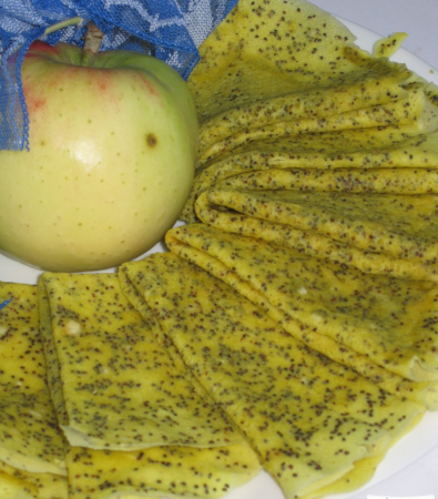 Лимонно-маковые блины