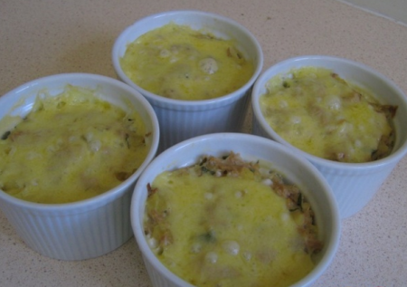 Запеканка из рыбы и кортошки