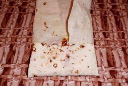 Шаурма с колбасой 