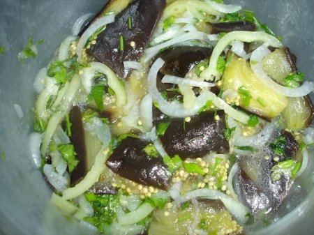 Баклажаны маринованые по-корейски