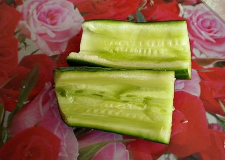 "Лодочки" из огурца