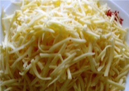 Воздушный салат-коктейль с курицей