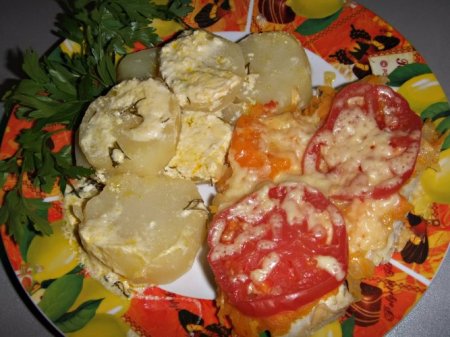 Камбала в овощной шубке в мультиварке