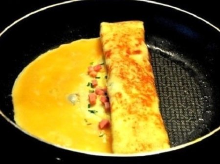 Омлет с ветчиной и сыром