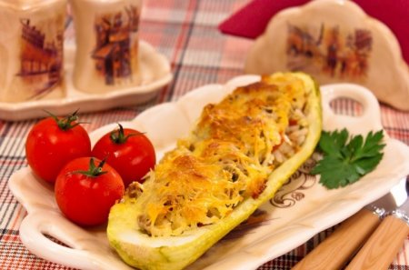 Фаршированные кабачки