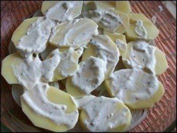 Картофельная запеканка с курицей и сыром