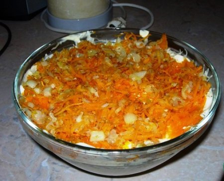 Салат" Обжорка"