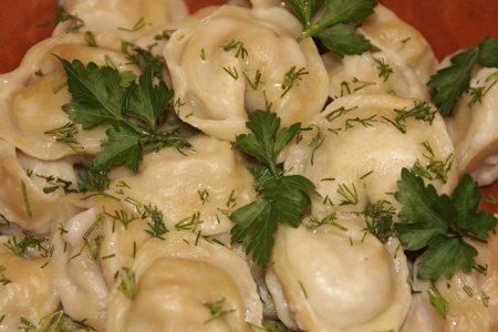 Пельмени из кальмаров