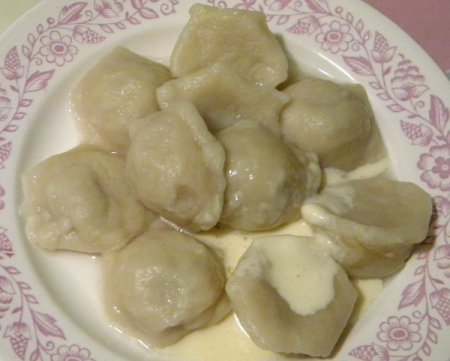 Пельмени из кальмаров