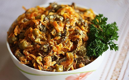 Салат из сердца