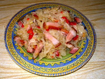 Капуста в венгерском стиле