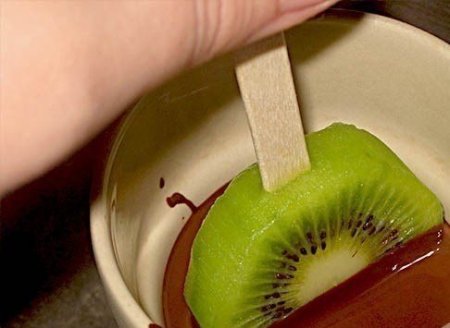 Киви в шоколаде.