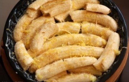 Десерт из запеченных бананов