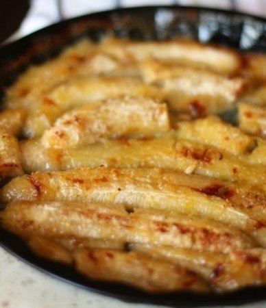 Десерт из запеченных бананов