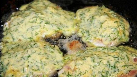 Куриные отбивные с сыром