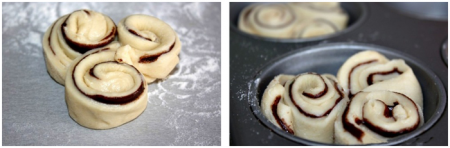 Маффины Розочки с шоколадом