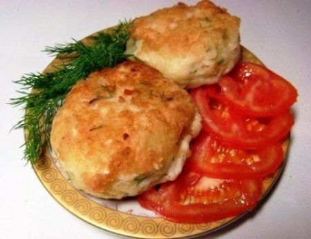 Зразы картофельные с курицей