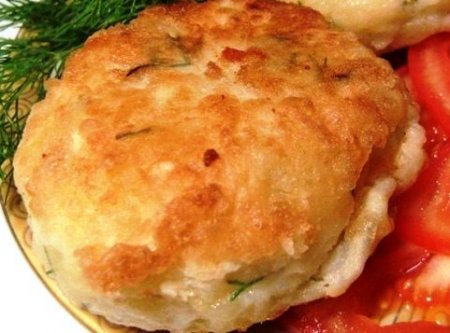 Зразы картофельные с курицей