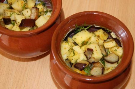 Горячее с баклажанами