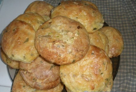 Творожно-яблочные лепешки