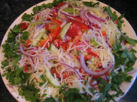 Салат "Райская зелень"