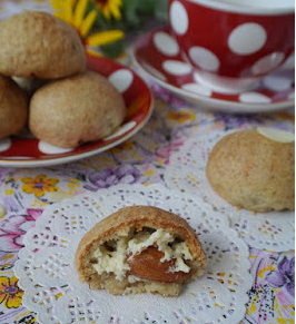 Овсяное печенье с творожной внутренностью 