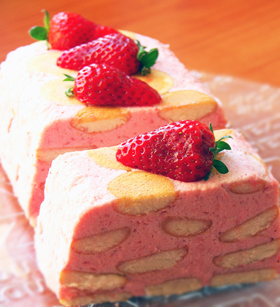 Земляничный десерт тортик  