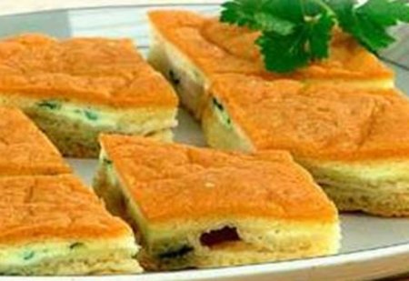 Пирог яичный