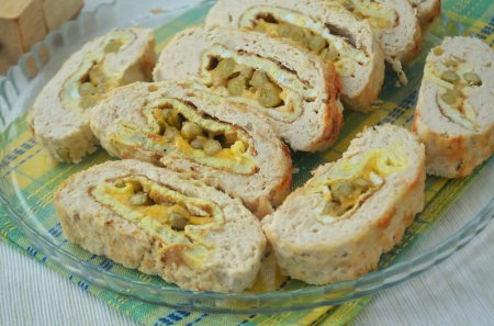 Ласковый куриный рулет