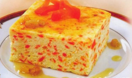 Запеканка из риса и моркови