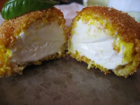 Жареное мороженое рецепт.