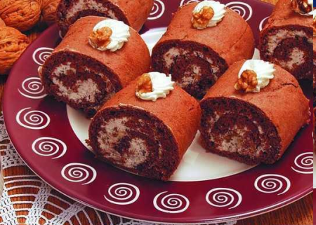 Шоколадный рулет Радостный негритенок