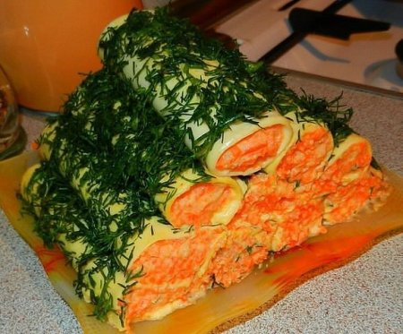 Сырные закусочные трубочки