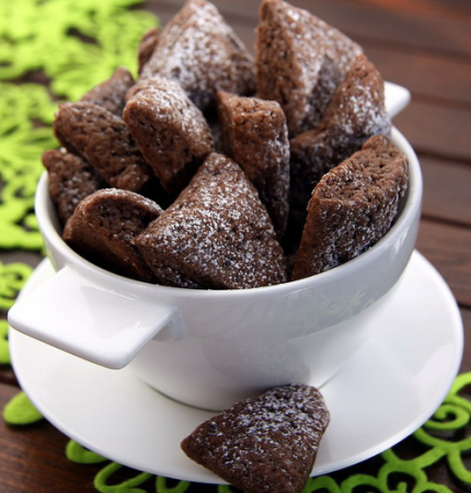 Шоколадно-банановое печенье