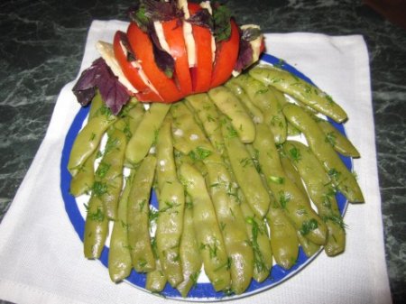 Закуска из стручковой фасоли "Простая" 