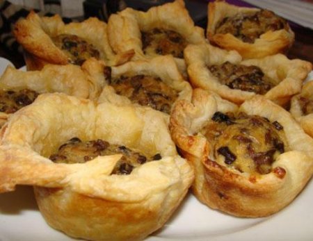 Корзиночки с грибами