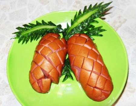 Сардельки-шишки