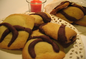 Печенье "Яблочные бандерольки"