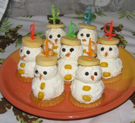 Закуска "Снеговички"